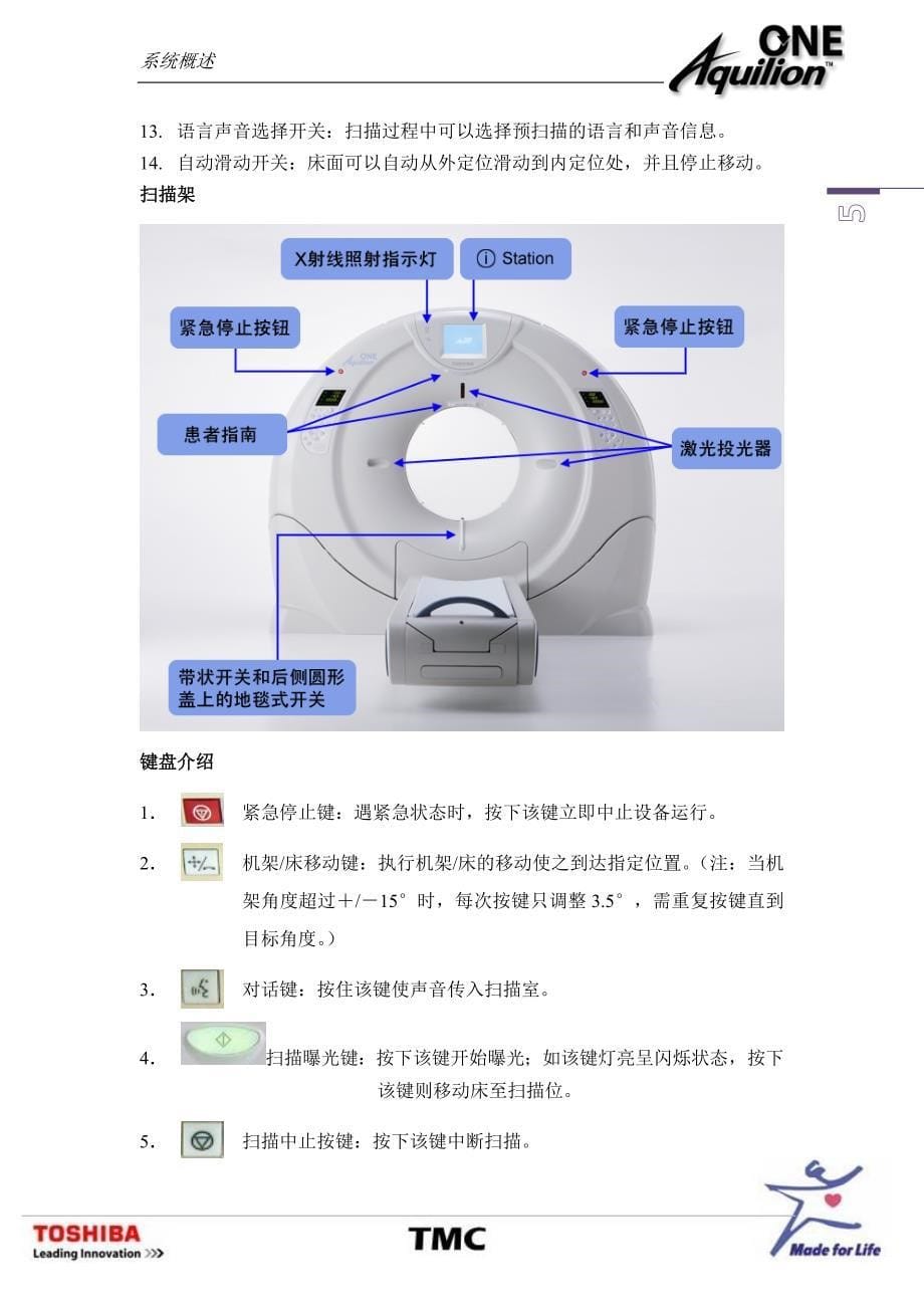 东芝320CT操作手册---1.系统概述_第5页