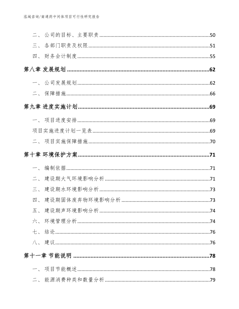 南通药中间体项目可行性研究报告【范文】_第4页