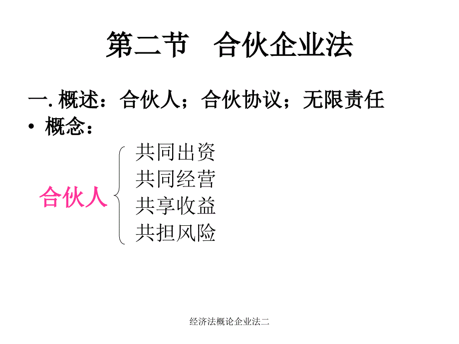 经济法概论企业法二课件_第1页