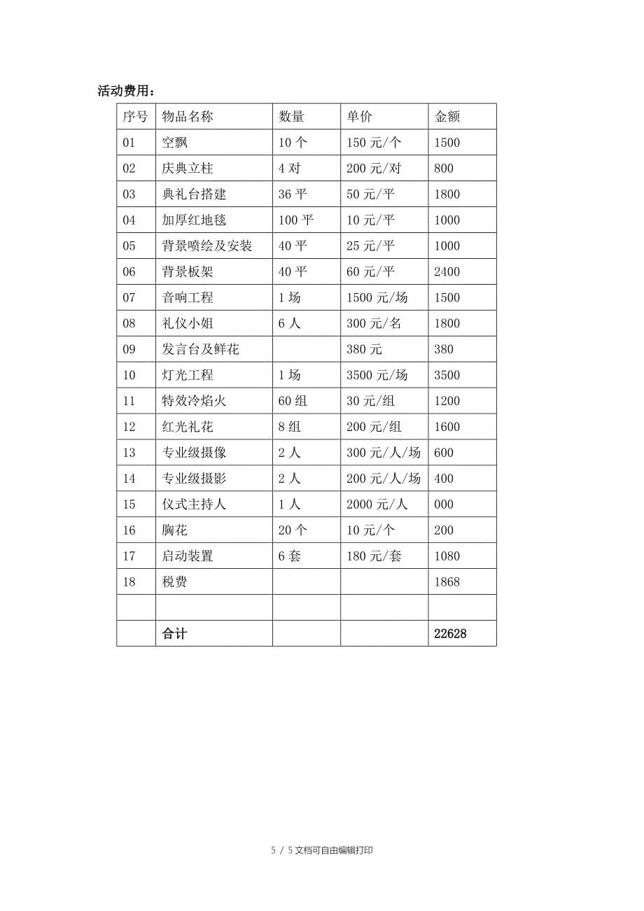 万达圣诞活动(亮灯仪式)策划案_第5页