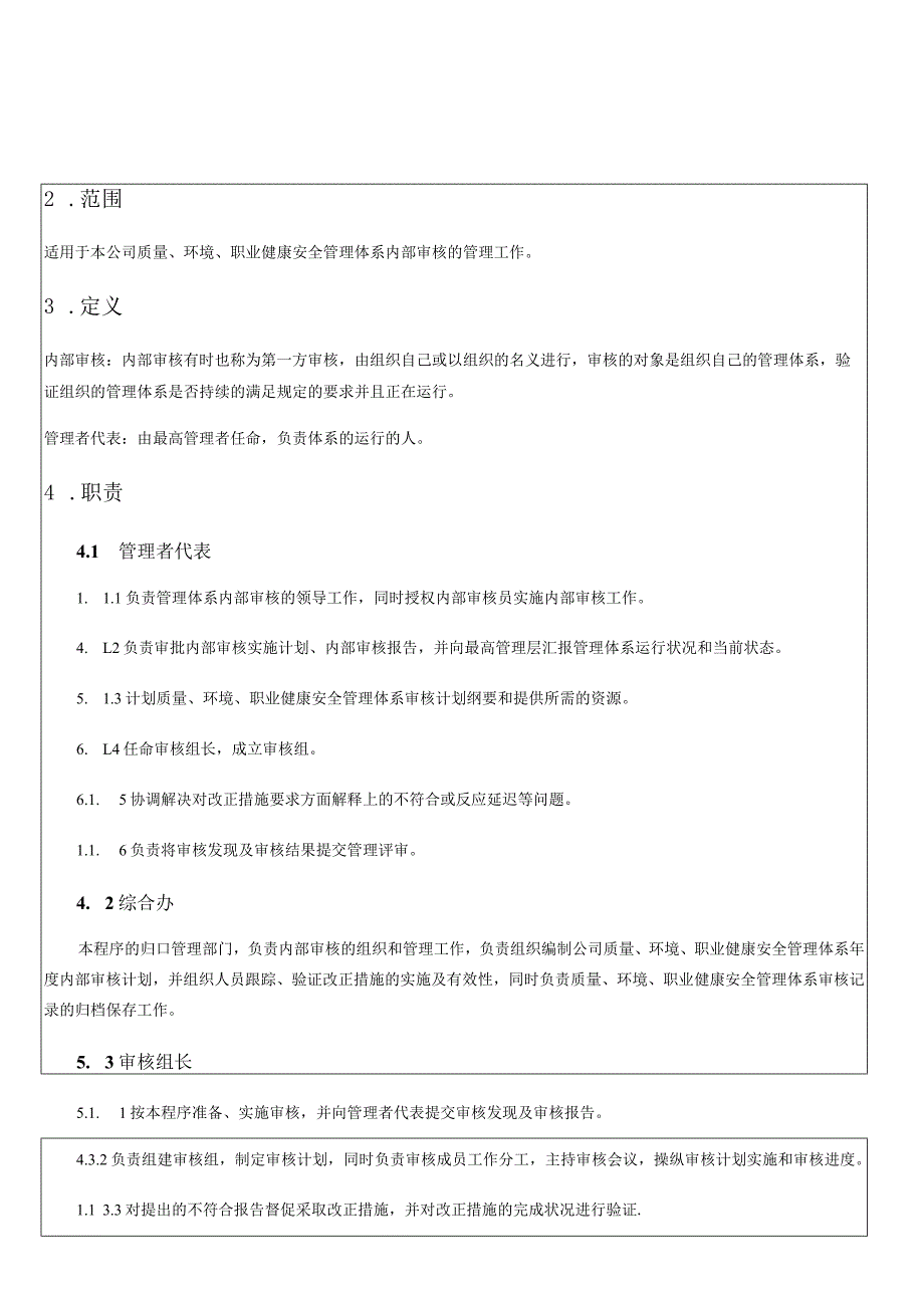 28内部审核控制程序_第2页