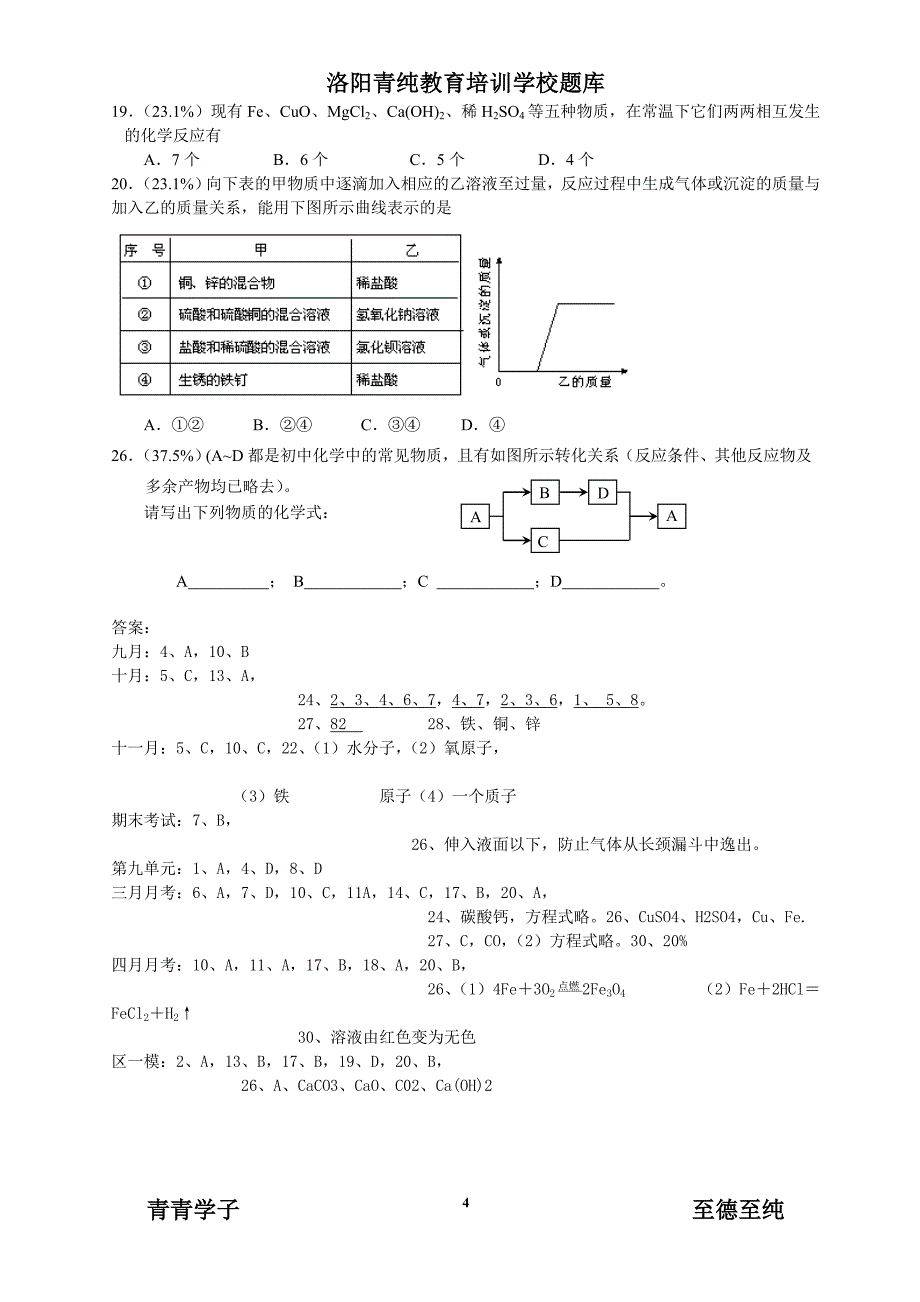 初三化学易错题集.doc_第4页