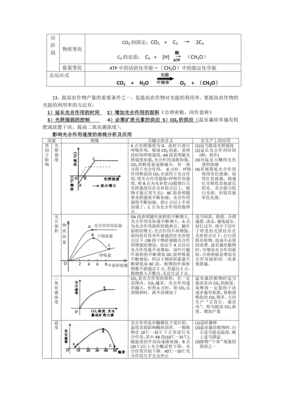 2013届高三生物一轮复习必修一知识点第5章细胞的能量供应和利用_第4页