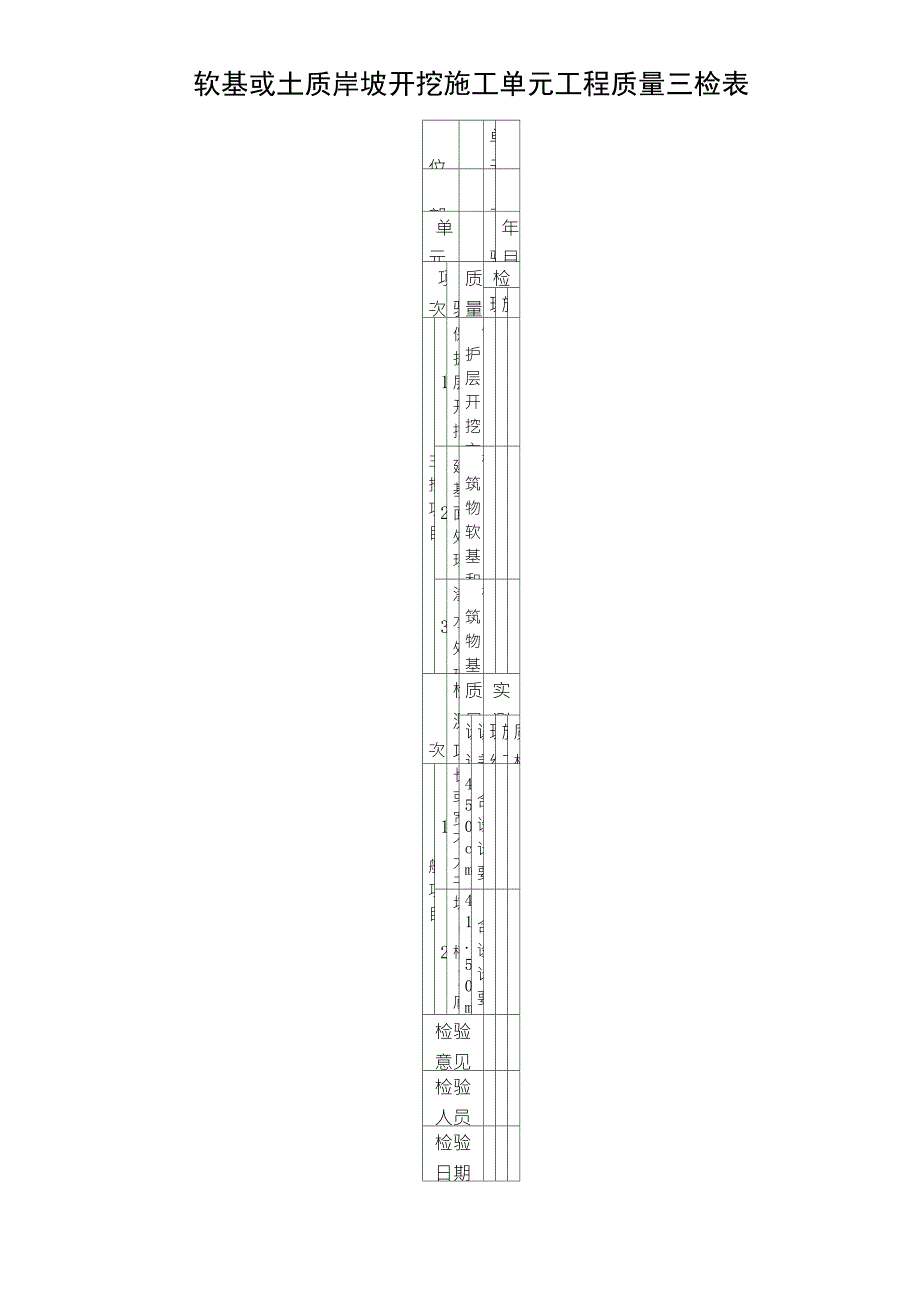 最新水利水电质量验收评定表及三检表_第3页