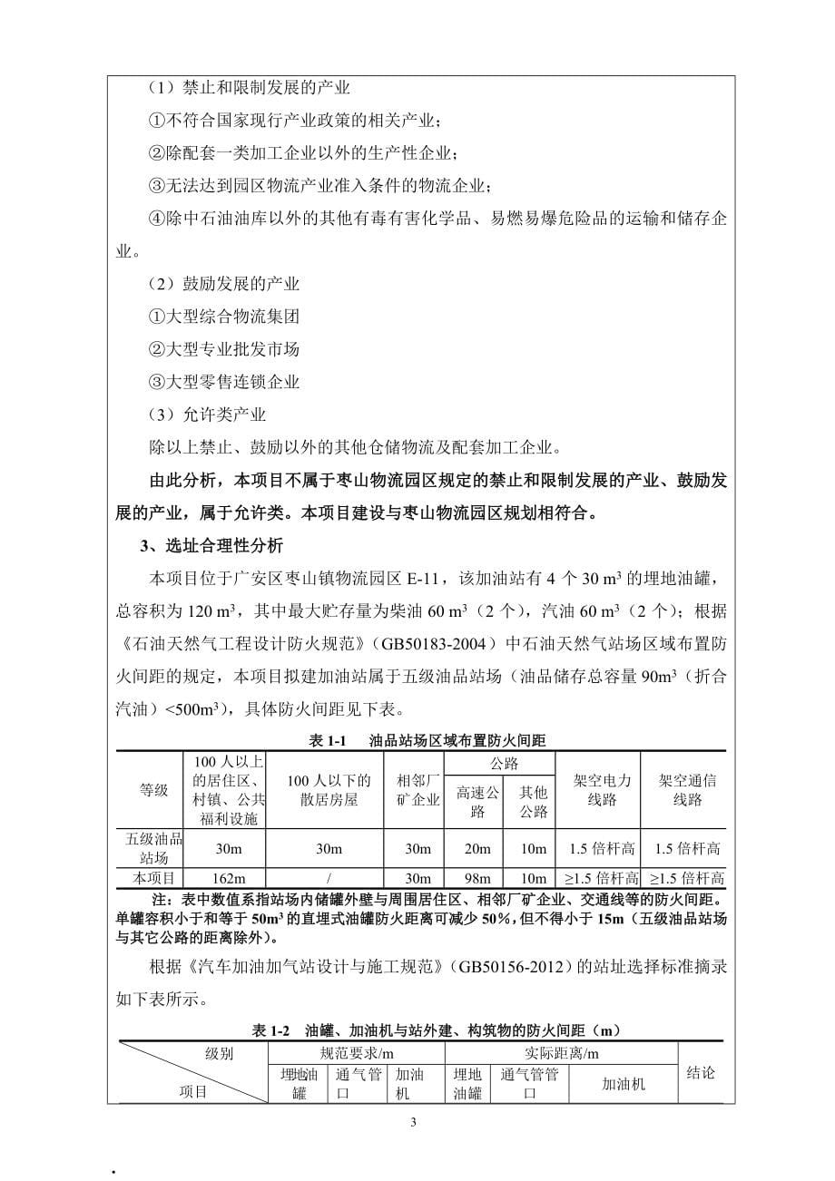 智翔枣山加油站建设项目环境影响分析报告表.doc_第5页