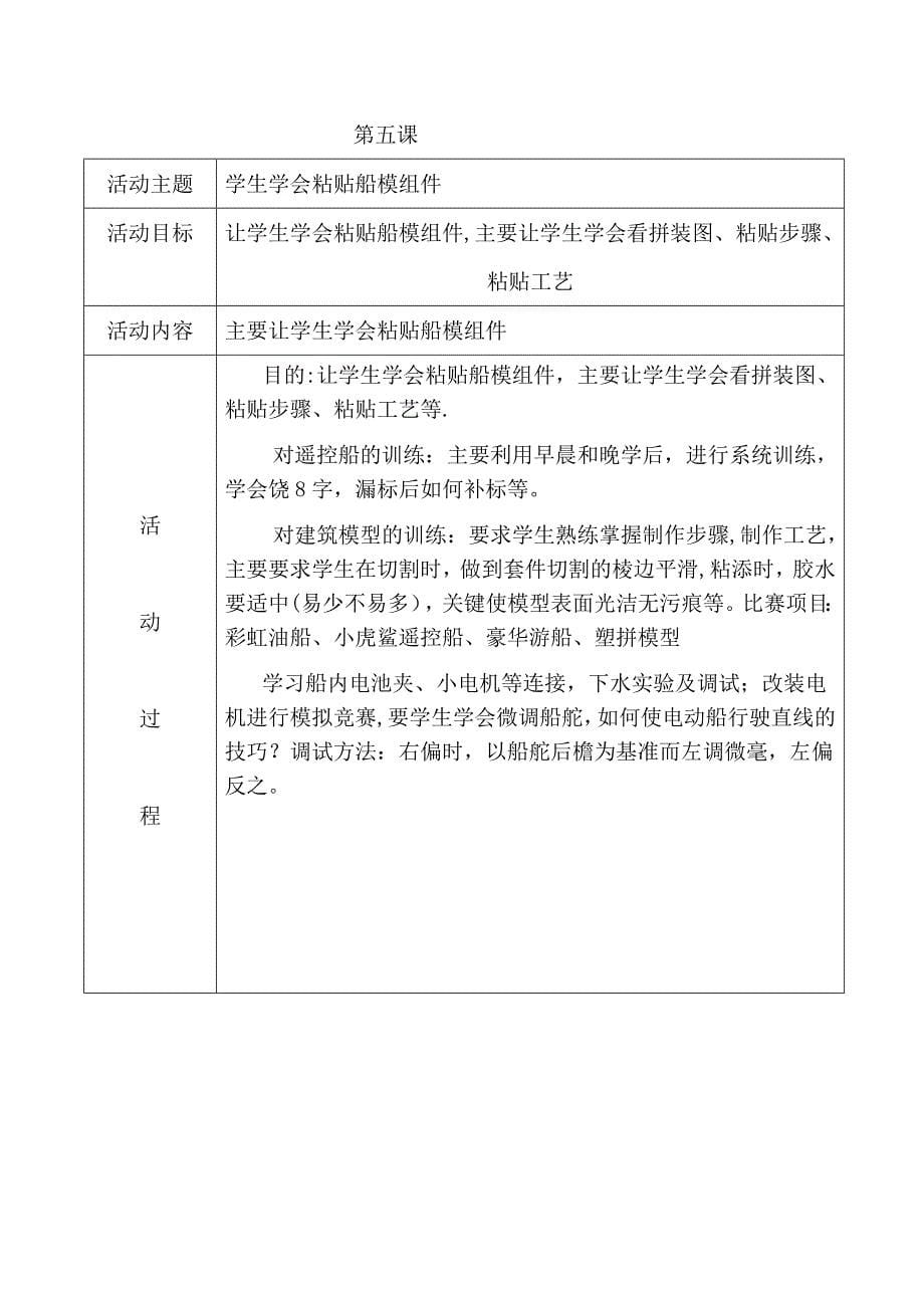 科技创新社团活动教案及记录_第5页