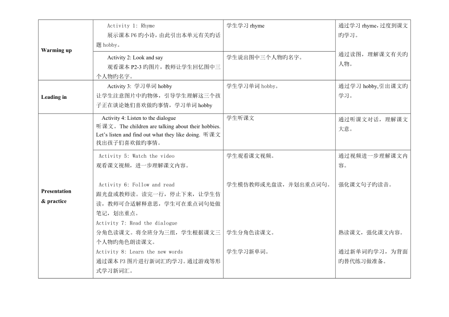 2022广州版新教材小学五年级英语上册教案全册_第2页