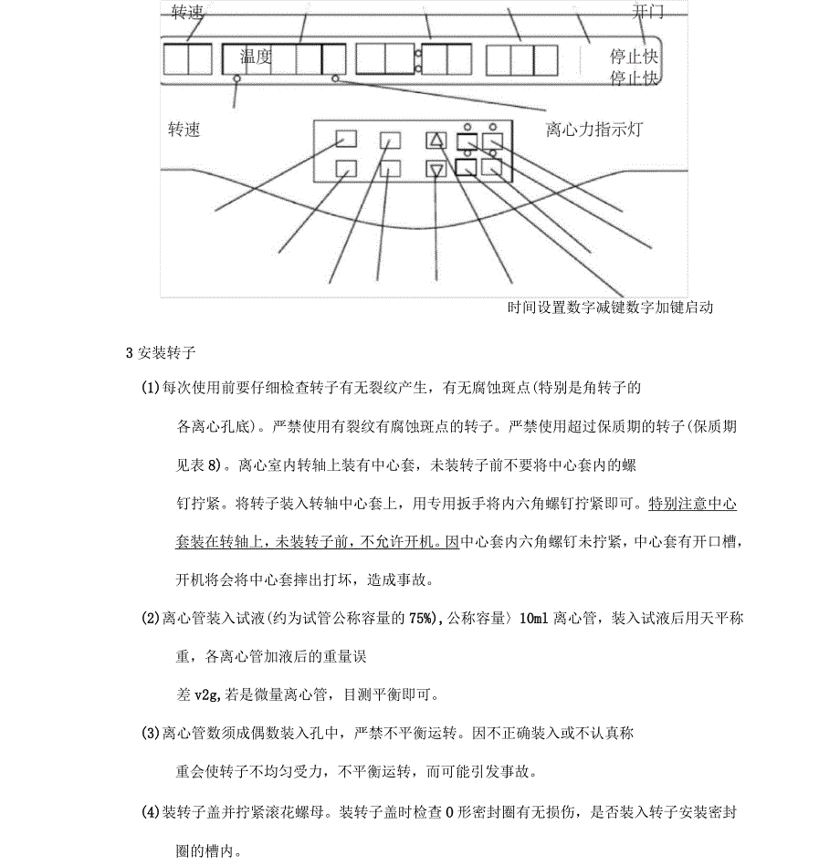 TGL16MTGL16A高速冷冻离心机使用说明书_第4页