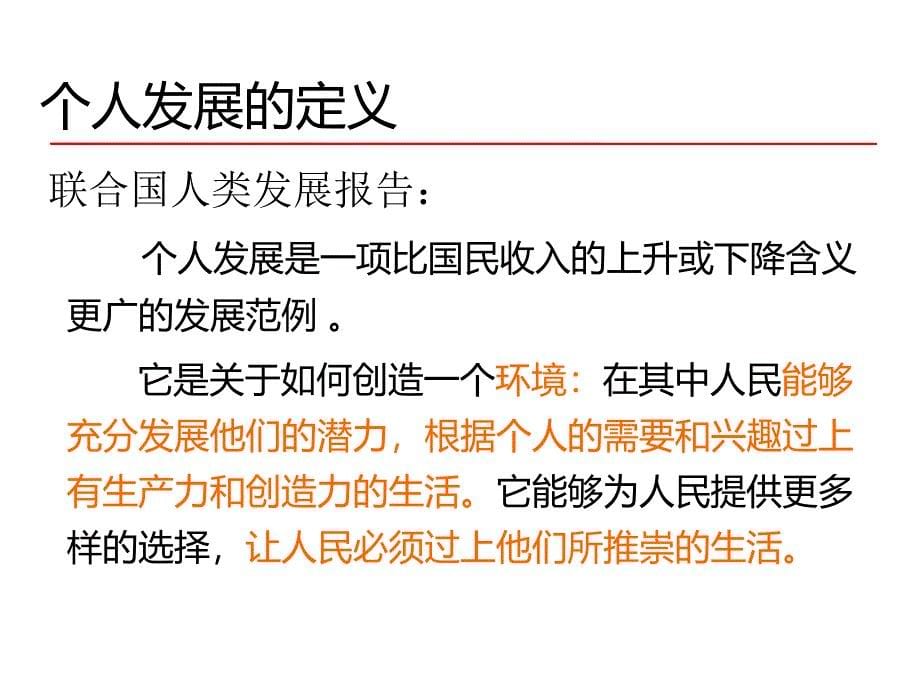 个人发展课程复习内容简历面试_第5页