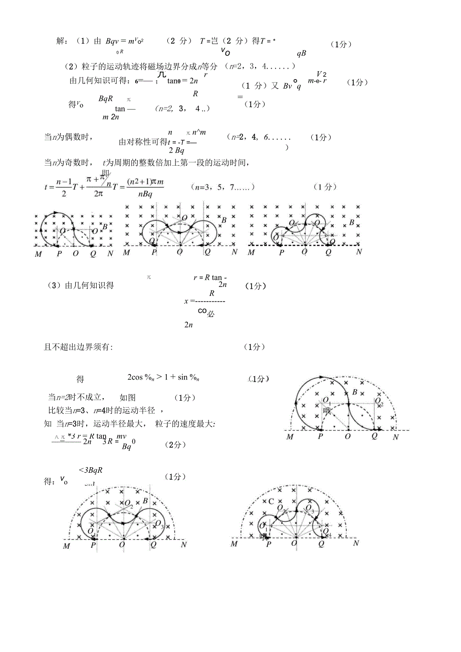 带电粒子在圆形磁场中运动的规律_第4页