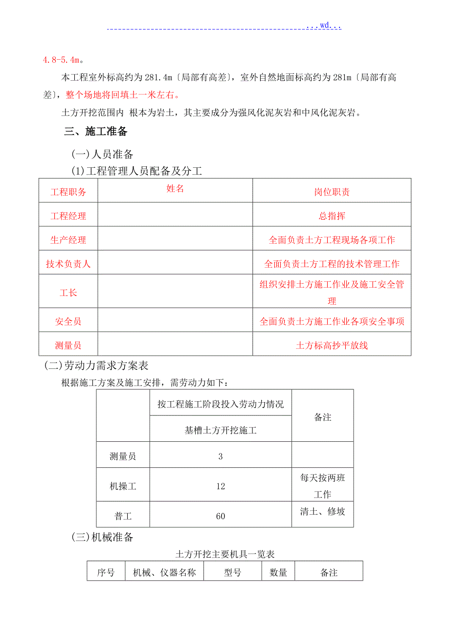 土方开挖和回填方案_第2页