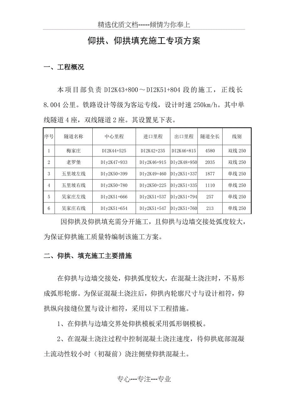 仰拱、仰拱填充施工专项方案_第3页