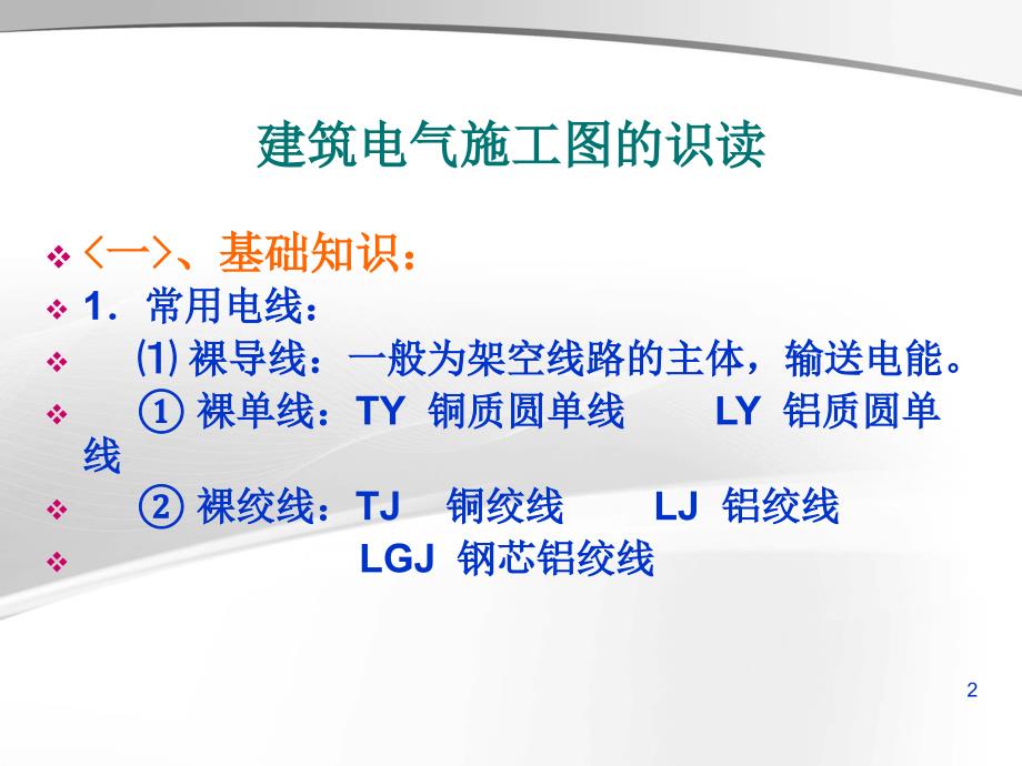 全国造价员考试课件建筑电气基础与计量计价_第2页