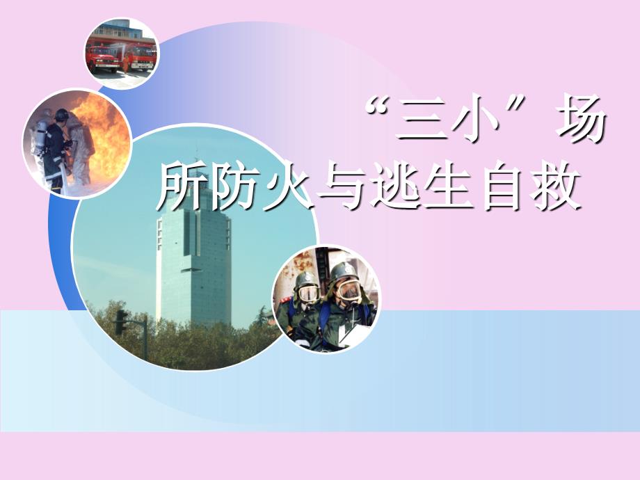 三小场所防火与逃生自救1ppt课件_第1页