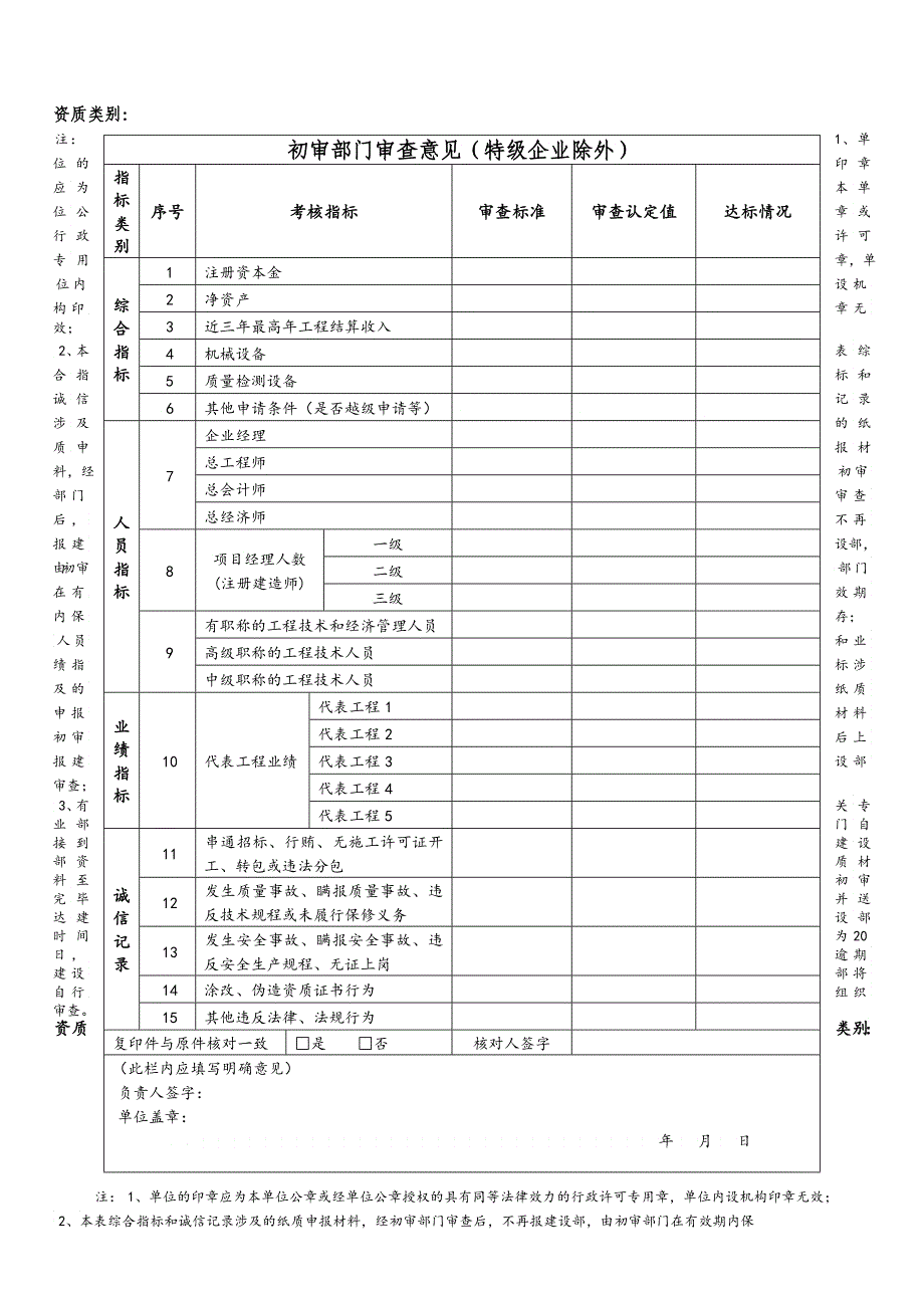 建筑业企业资质申请表范本_第3页