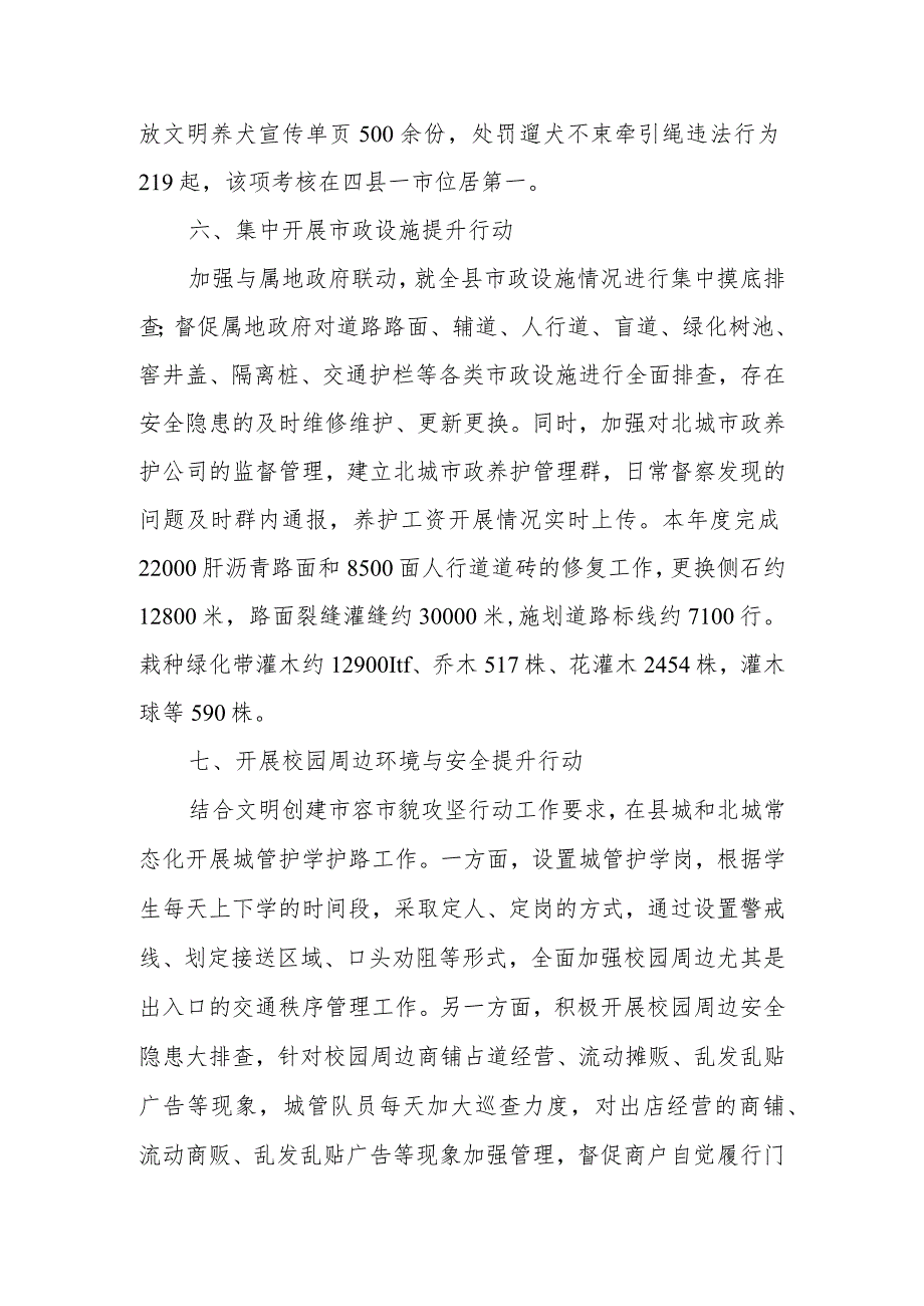 县城管局文明创建市容市貌攻坚行动工作总结_第3页