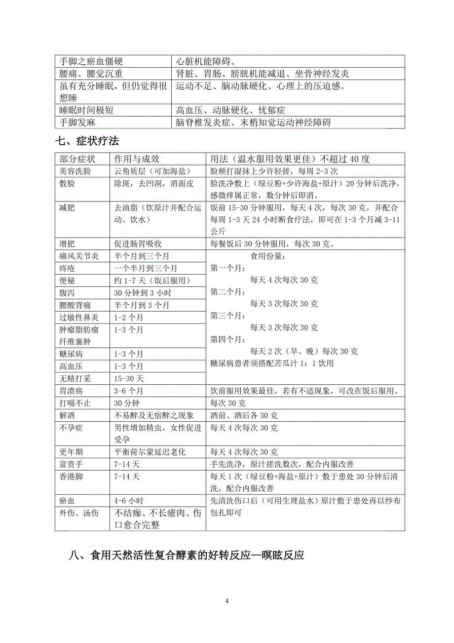 水果酵素的制作及服用与功效_第4页