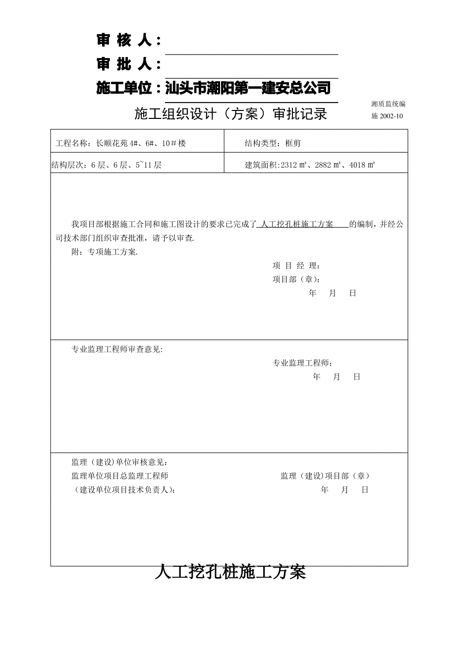 人工挖孔桩施工方案.jip长顺花苑_第2页