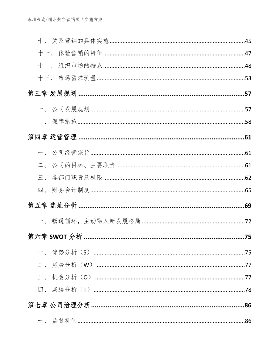 丽水数字营销项目实施方案范文_第2页