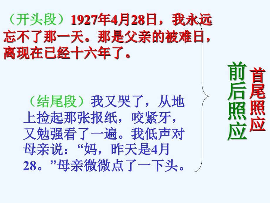 语文人教版六年级下册十六年前的回忆6_第4页