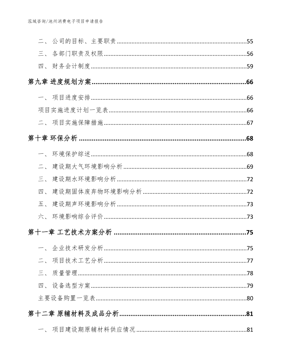 池州消费电子项目申请报告_第4页