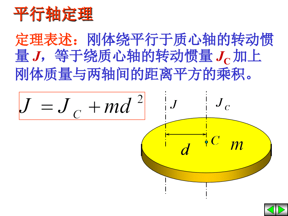 大学物理学：6.2 刚体动力学_第4页