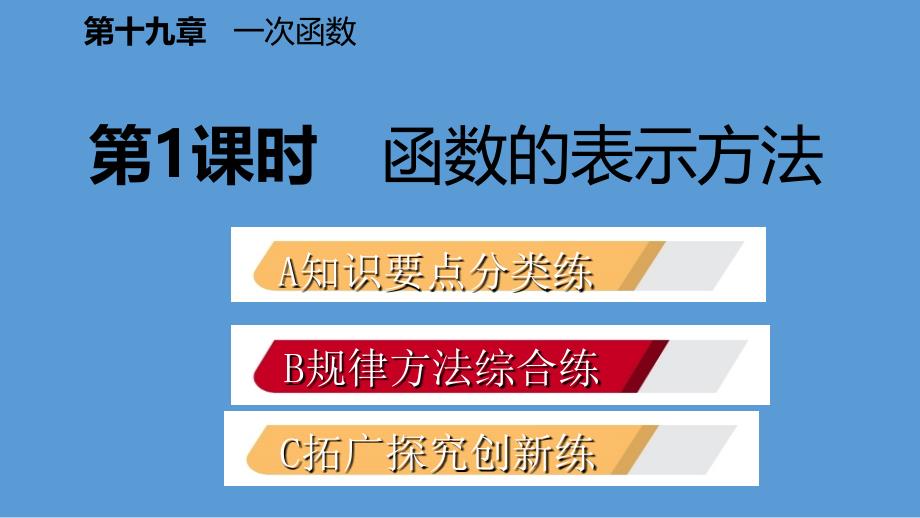 2018-2019学年八年级数学下册 第十九章 一次函数 19.1 变量与函数 19.1.2 函数的图象 第2课时 函数的表示法课件 （新版）新人教版_第2页