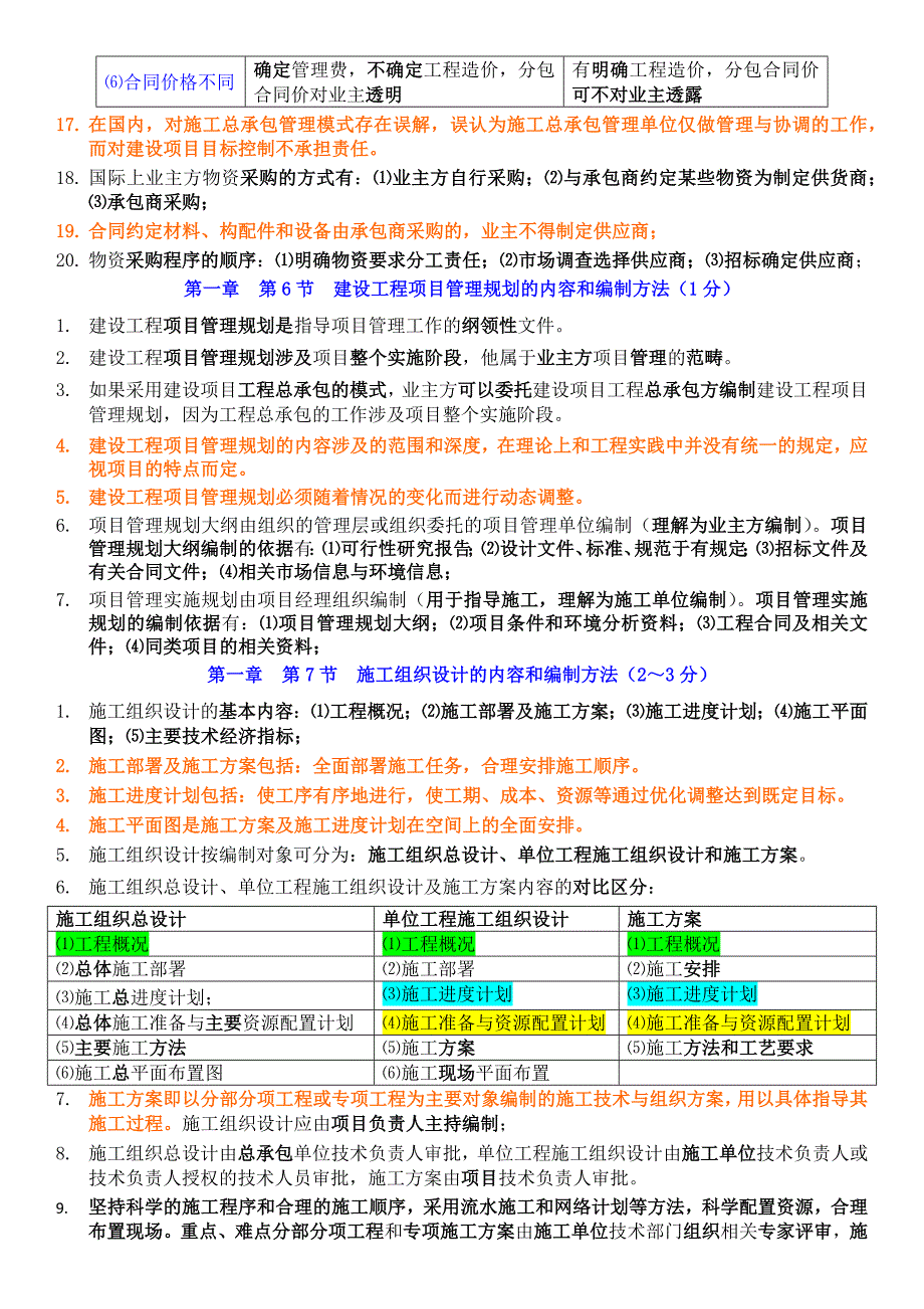 2018一建建设工程项目管理(共48页)_第5页