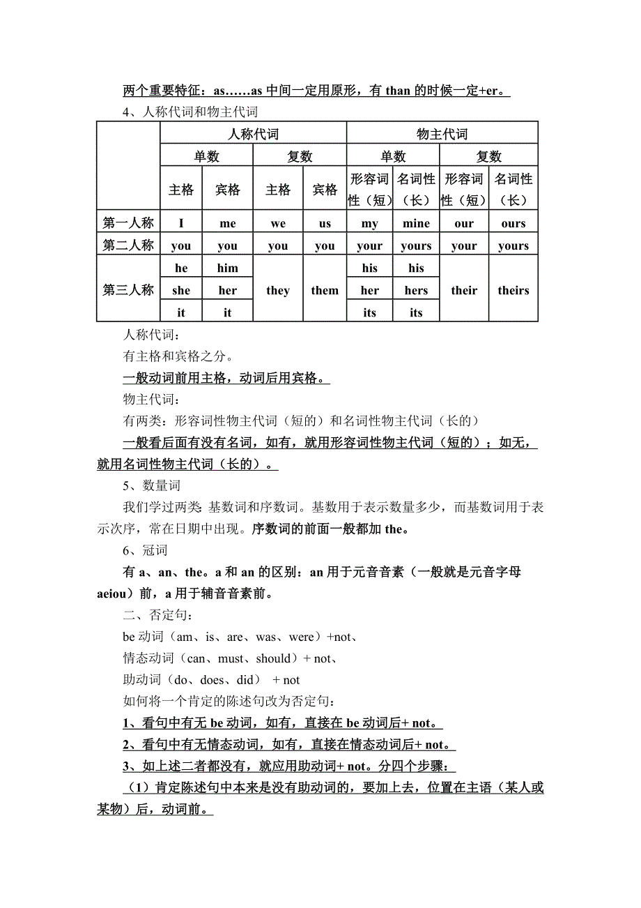 六年级英语语法知识汇总_第2页