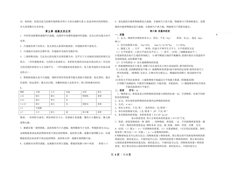 八年级上册知识总结_第4页