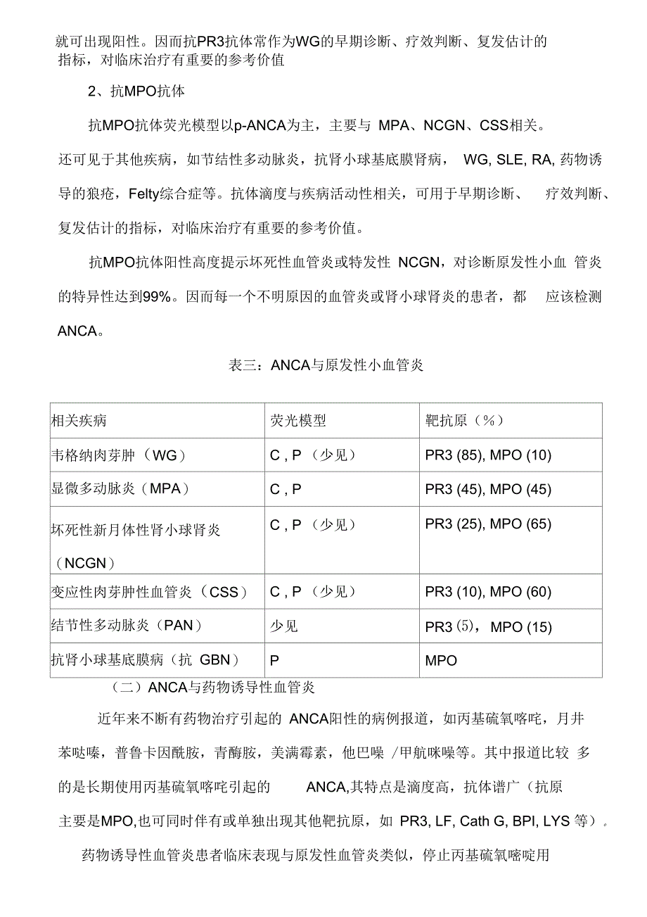 抗中性粒细胞胞浆抗体(ANCA)的检测及临床意义_第4页