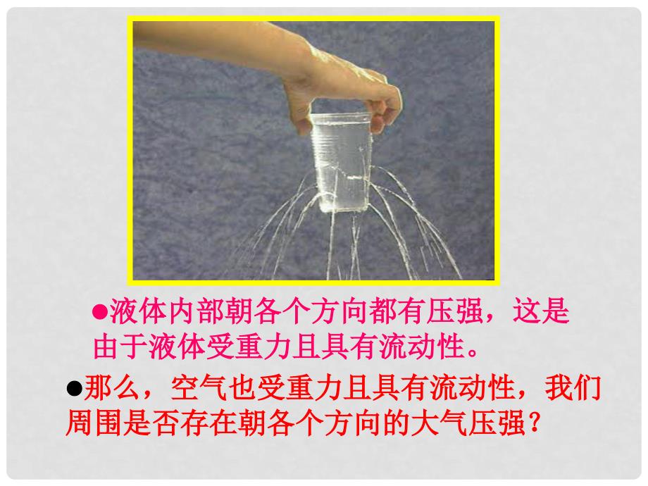 海南省万宁市思源实验学校八年级物理下册《大气压强》课件 新人教版_第1页