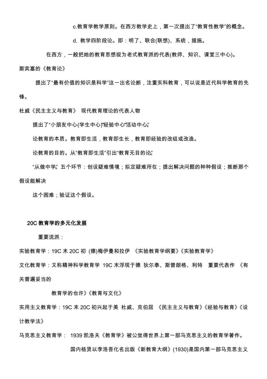 教师招聘教育综合知识重点要点汇总_第5页