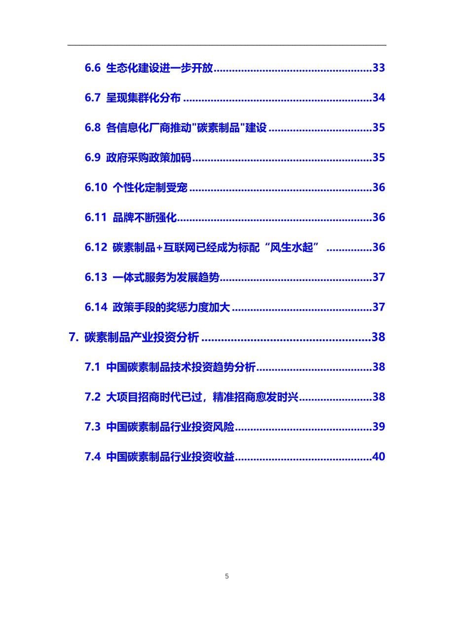 2020年碳素制品行业市场研究分析报告【调研】_第5页