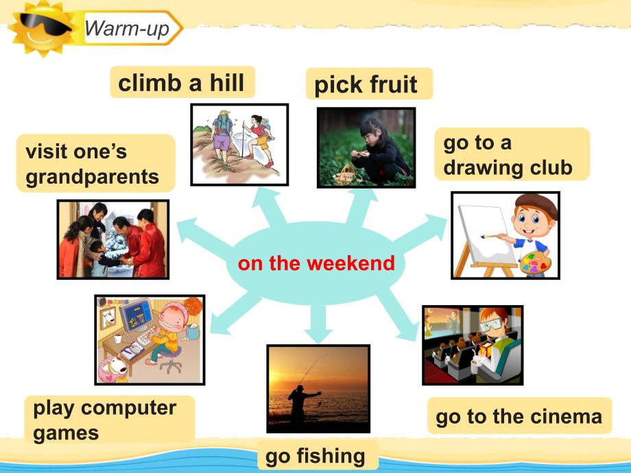 四年级上册英语课件Unit2OntheWeekendLesson2人教_第2页