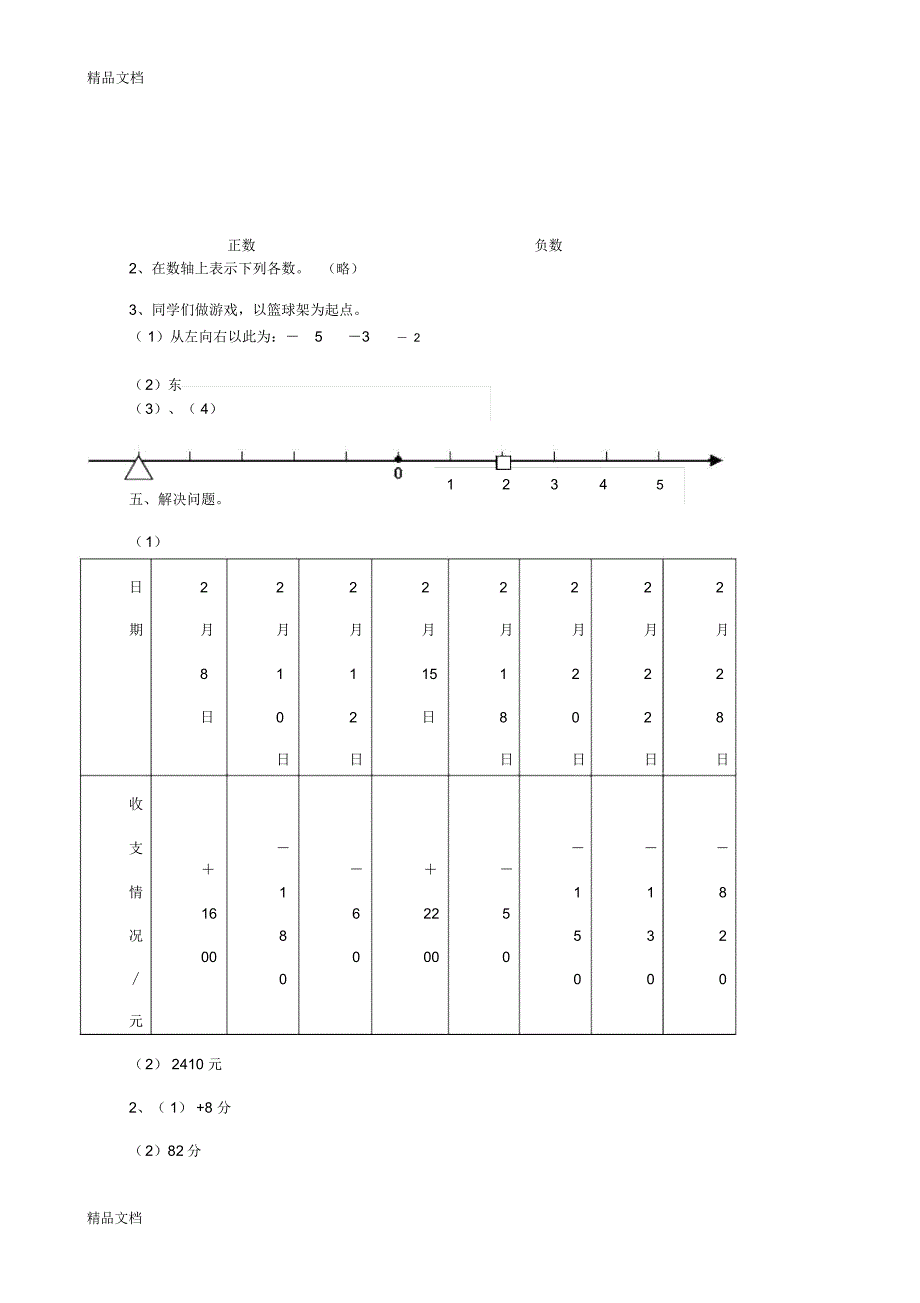 最新六年级下册数学一单元检测试题及答案_第4页