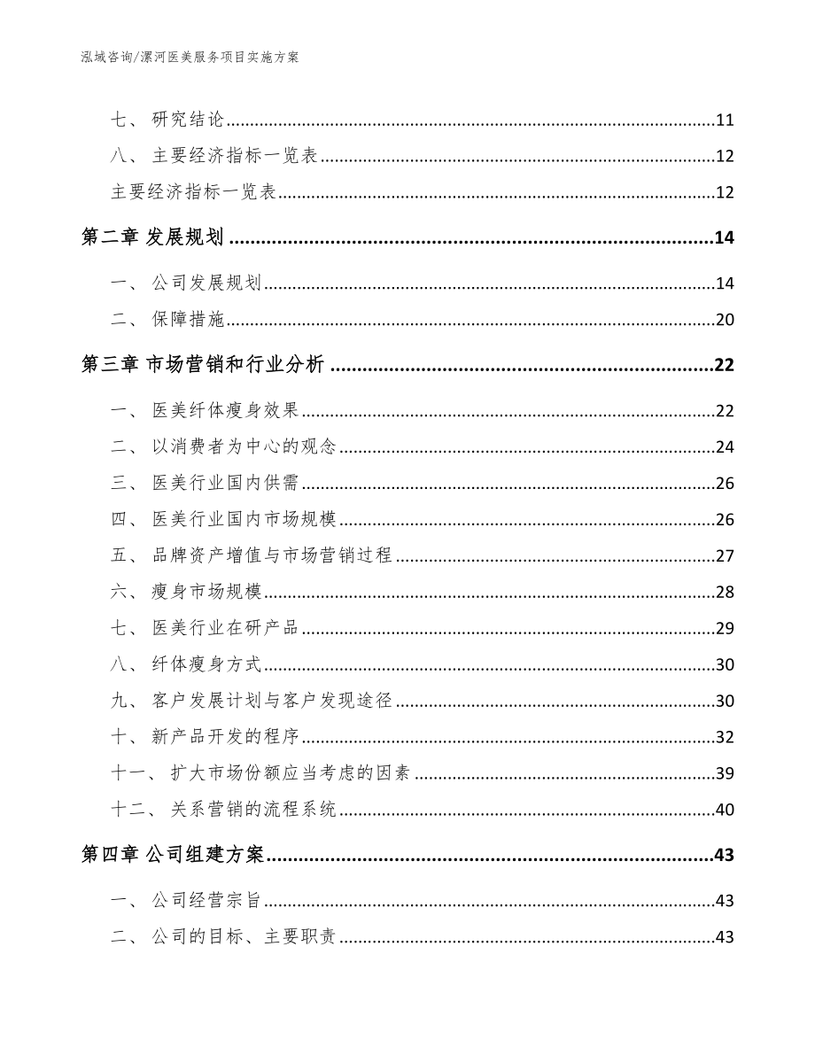 漯河医美服务项目实施方案_第4页