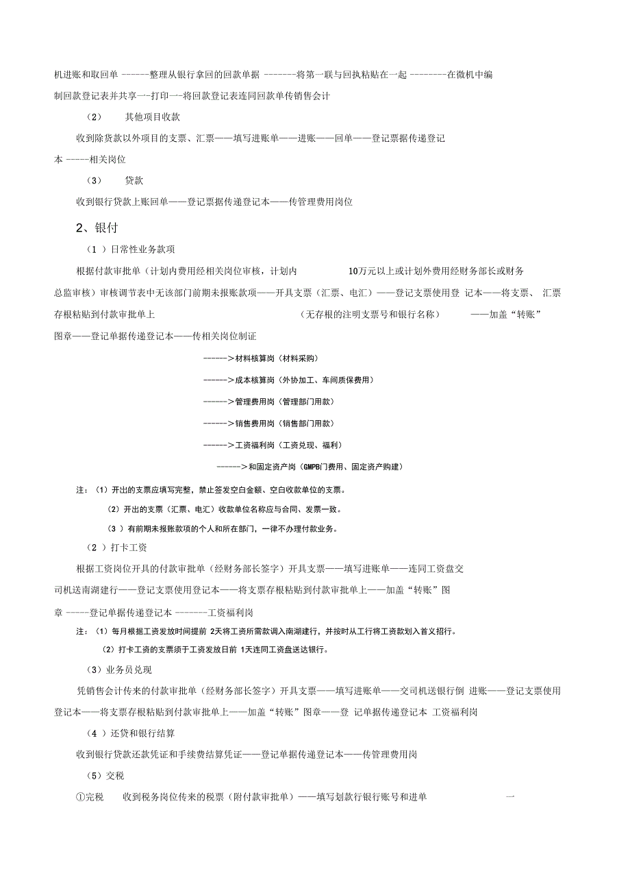 最全最新的财务工作流程_第3页