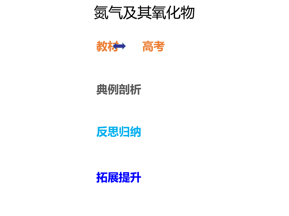 高三化学一轮复习专题4.4.1 氮气及其氧化物.pptx课件_第1页