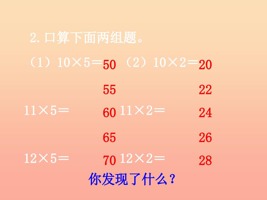 2022三年级数学上册 第2单元 两、三位数乘一位数（整理与复习）教学课件 冀教版_第4页