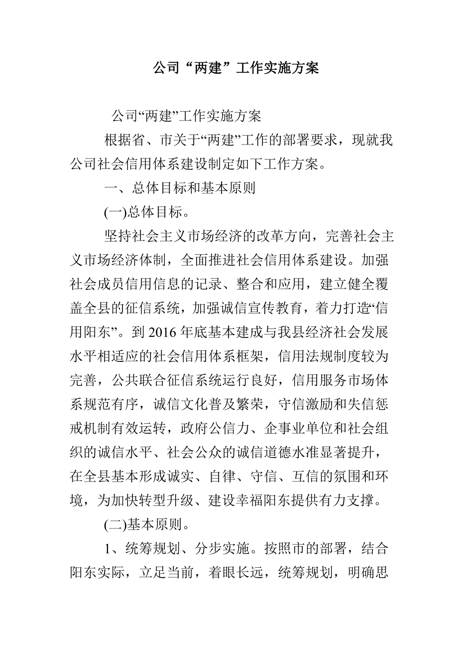 公司“两建”工作实施方案_第1页