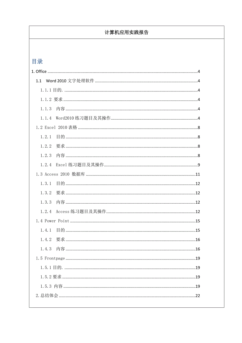 计算机应用实践实践报告_第3页