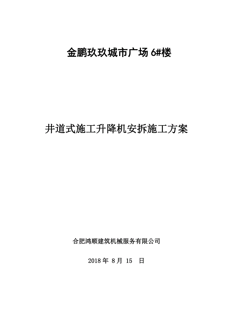 2、井道式电梯安装方案_第2页