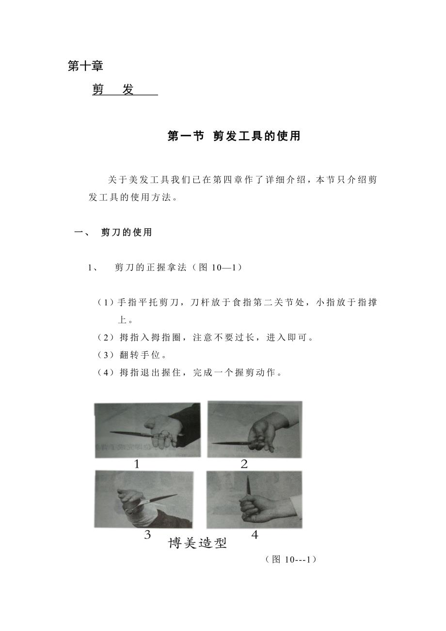 美容美发基础知识剪发篇_第1页