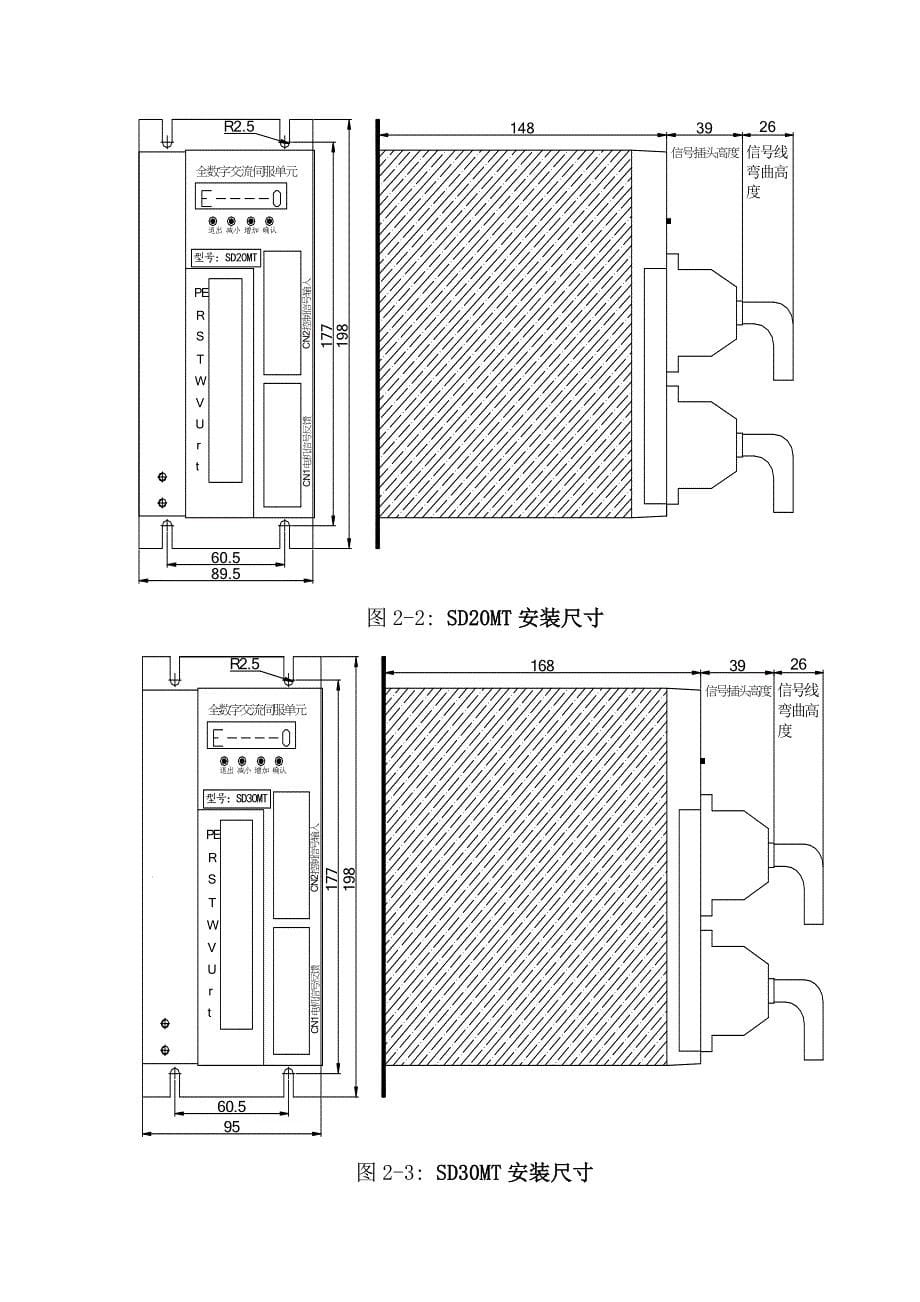 SD伺服驱动器说明书_第5页