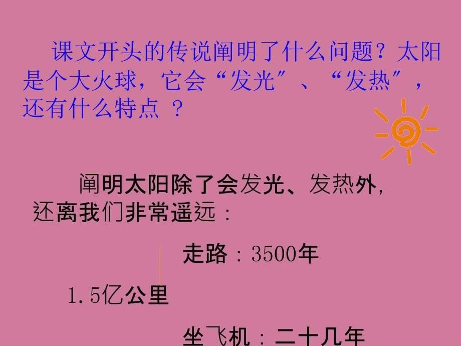 了解太阳的三个特点知道太阳与人类的关系十分密切ppt课件_第5页