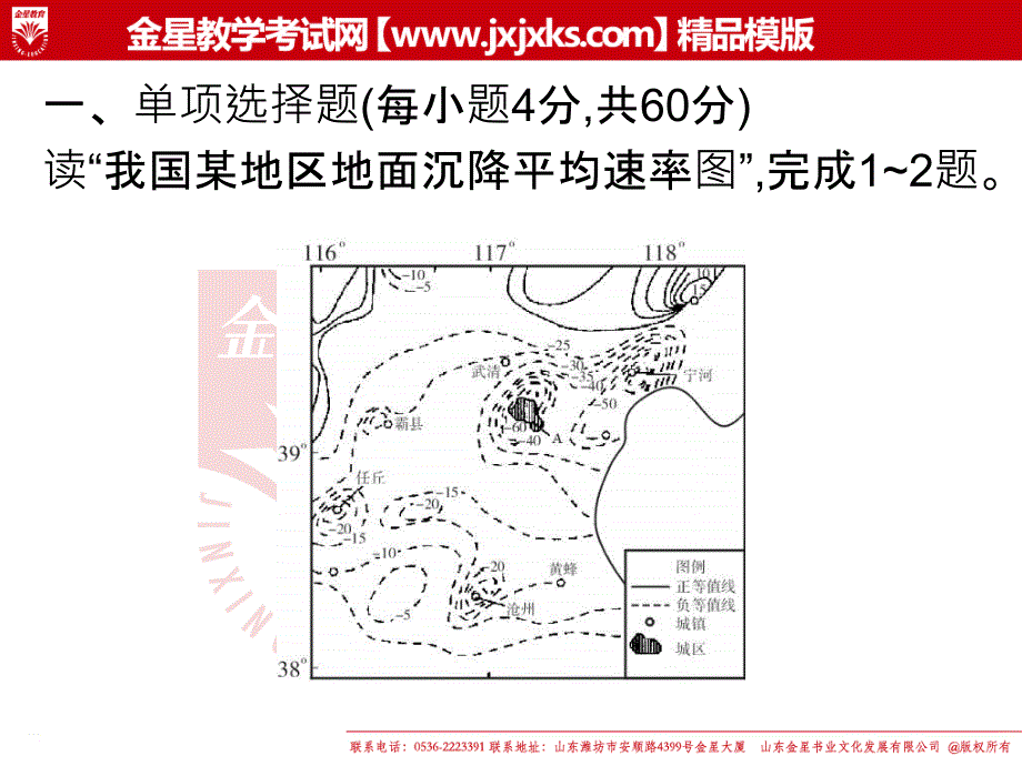 届高效升级卷专题自然环境对人类活动的影响_第2页