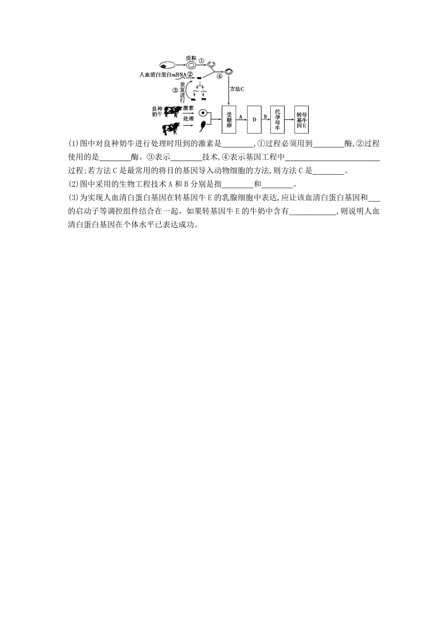 [最新]生物：第34讲基因工程试题含答案_第4页