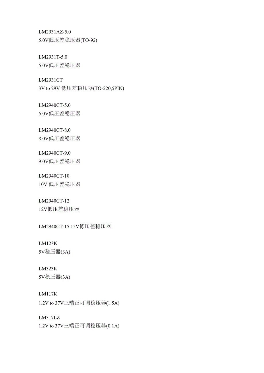 常用电源芯片及其参数_第4页