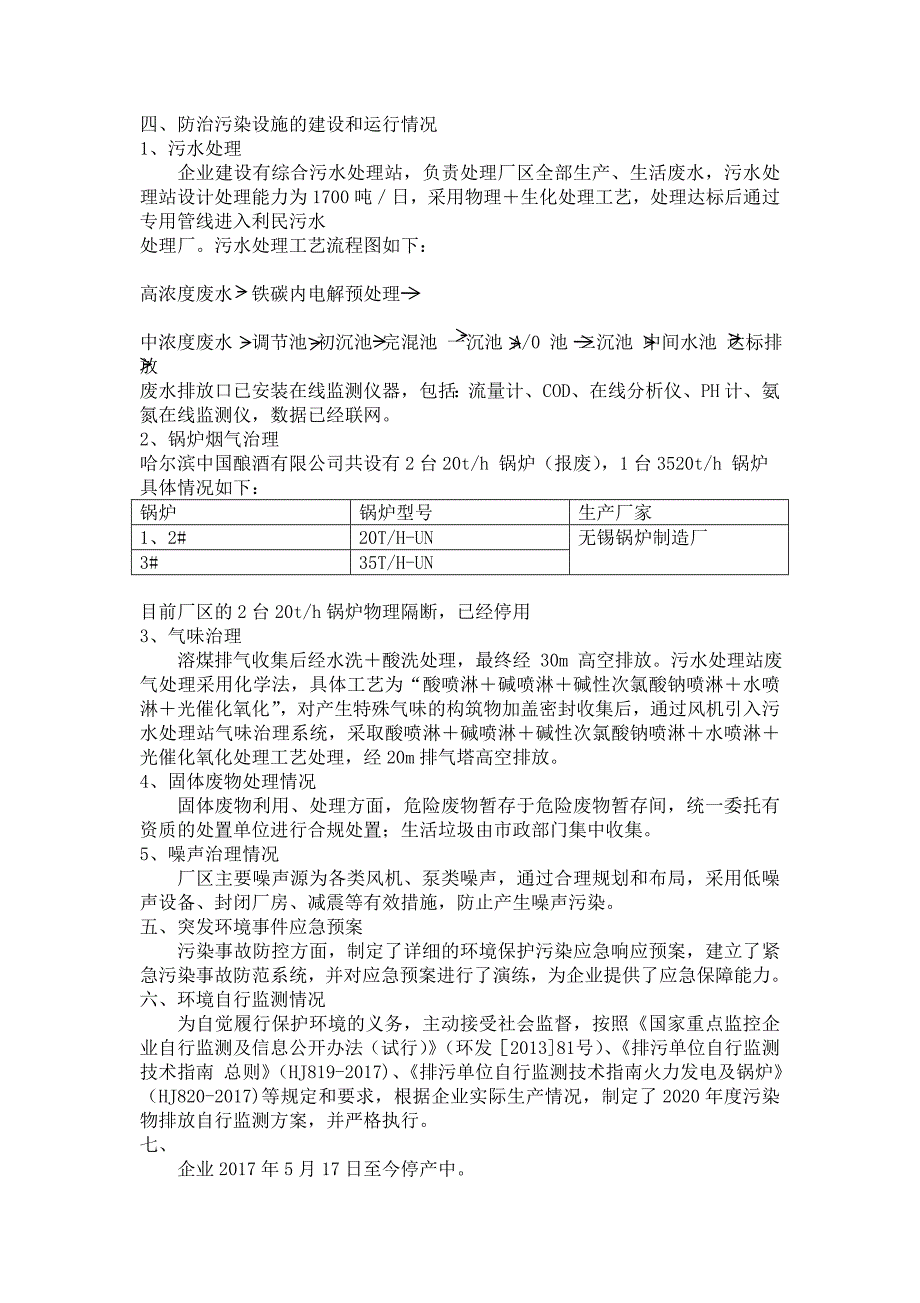 哈尔滨中国酿酒有限公司环境行为报告（第三季度）.doc_第3页